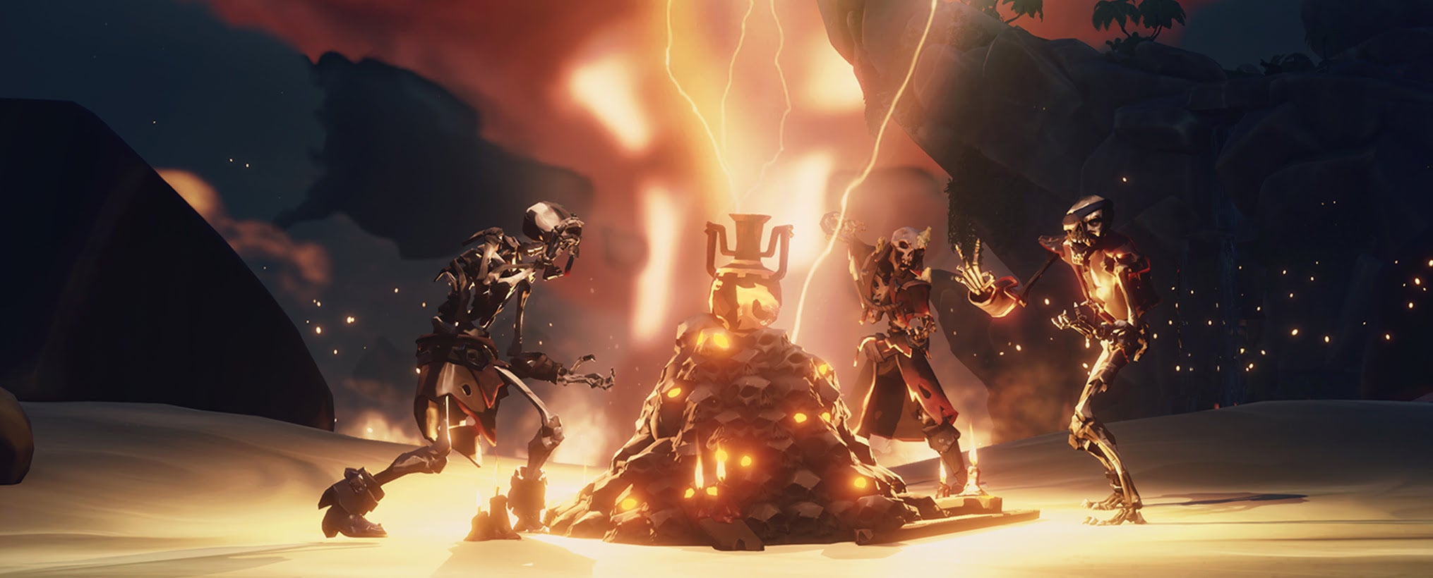 Image for Sea of Thieves update Ashen Winds has Ashen Lords who spit fire, scorched pets, more