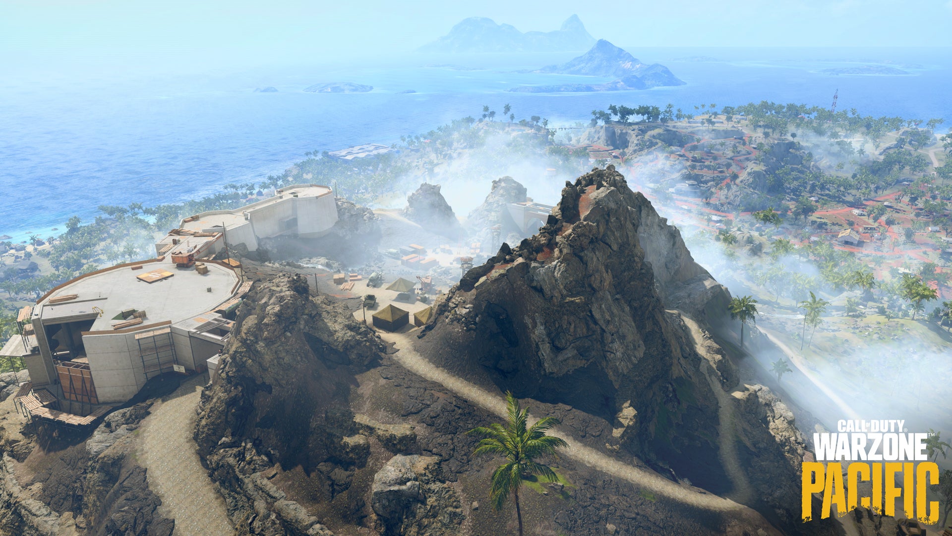 The brand-new map Caldera is set on a Pacific island