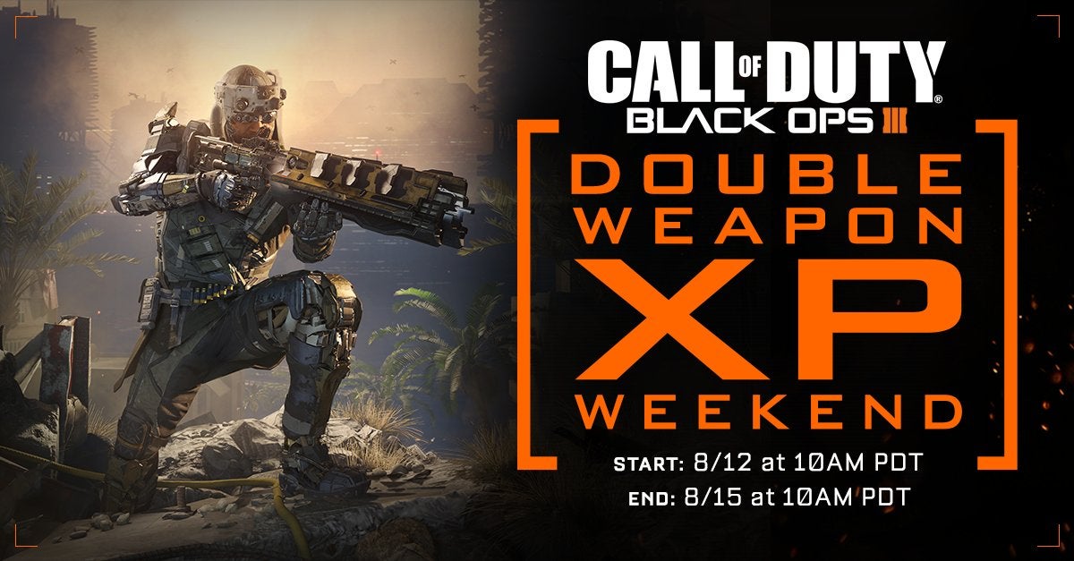 Image for You'll score double XP in Call of Duty: Black Ops 3 this weekend