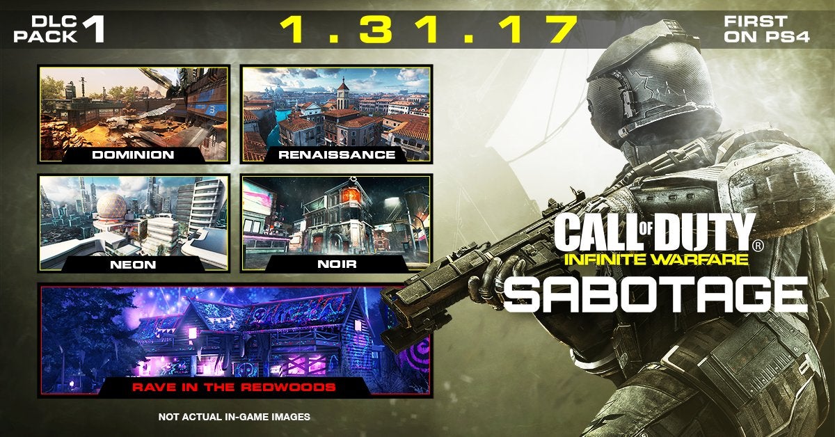Image for First Call of Duty: Infinite Warfare DLC pack drops at the end of January, adds four maps and new Zombies content