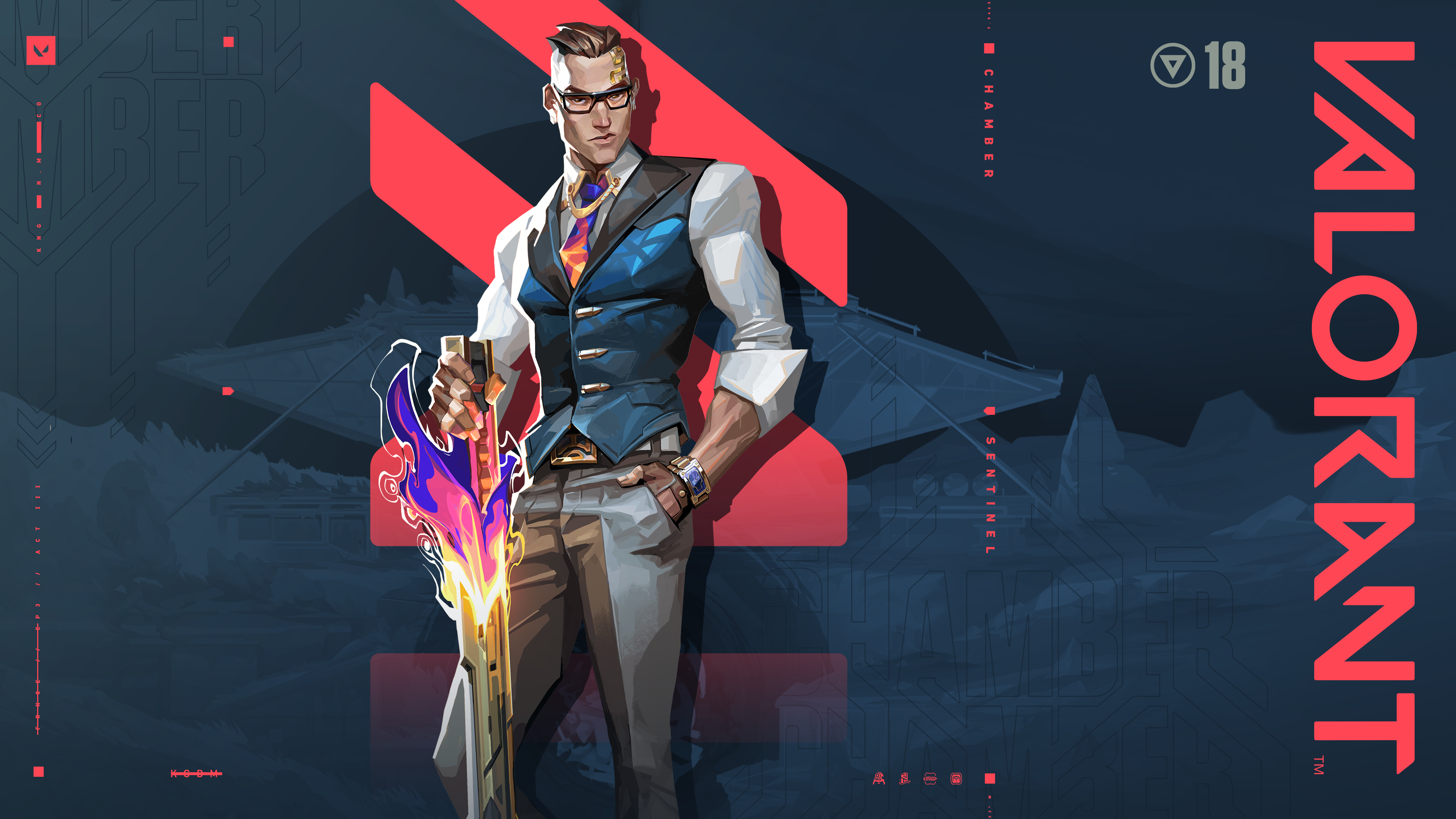 Image for Valorant is gaining its newest character today with Chamber