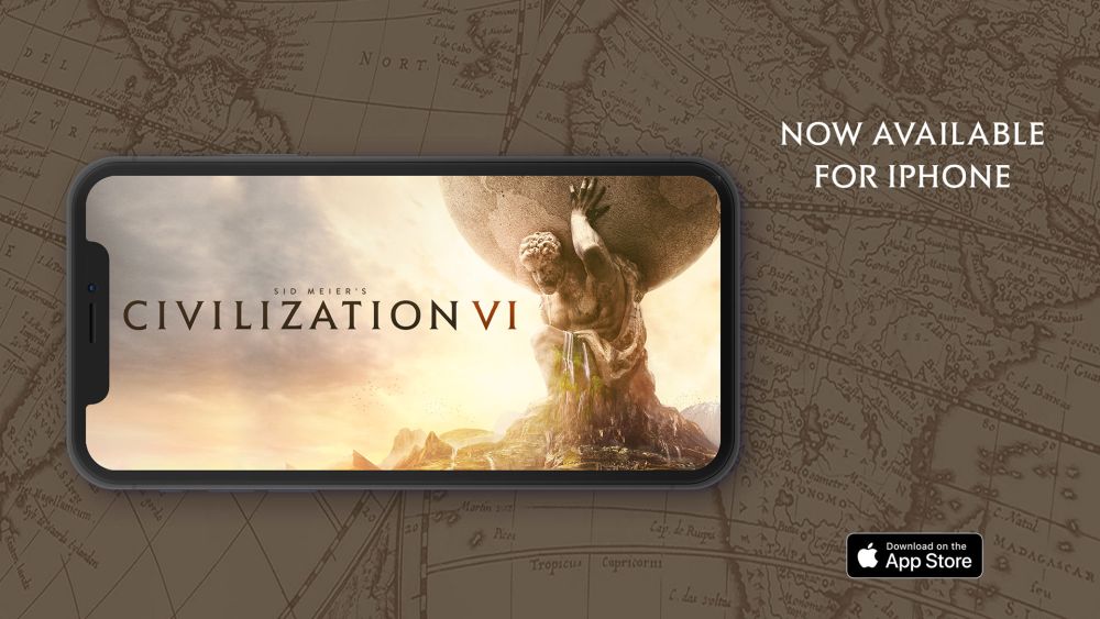 Image for Civilization 6 is now available on iPhone and currently 60% off