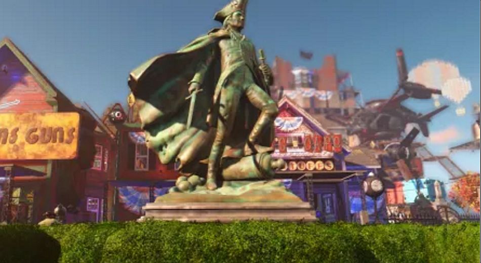 Image for This super cool Fallout 4 settlement is BioShock Infinite-themed