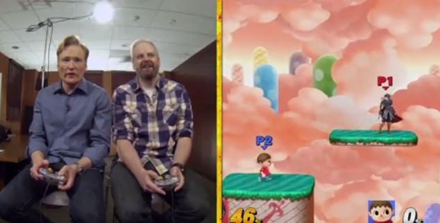 Image for Clueless Gamer Conan O'Brien gets smashed in Super Smash Bros. Wii U