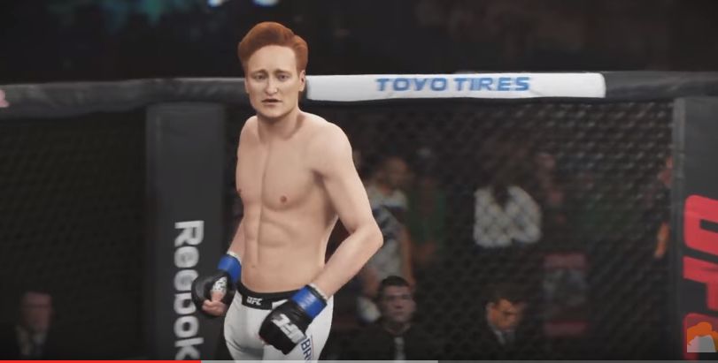 Image for Watch Clueless Gamer Conan O'Brien take on Conor McGregor in UFC 2