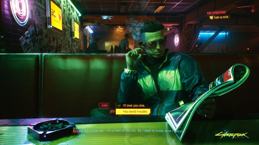 Image for You can adjust the size and color of subtitles in Cyberpunk 2077