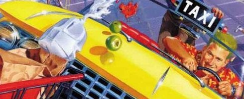 Image for Crazy Taxi gameplay video has a crazy yellow car running around