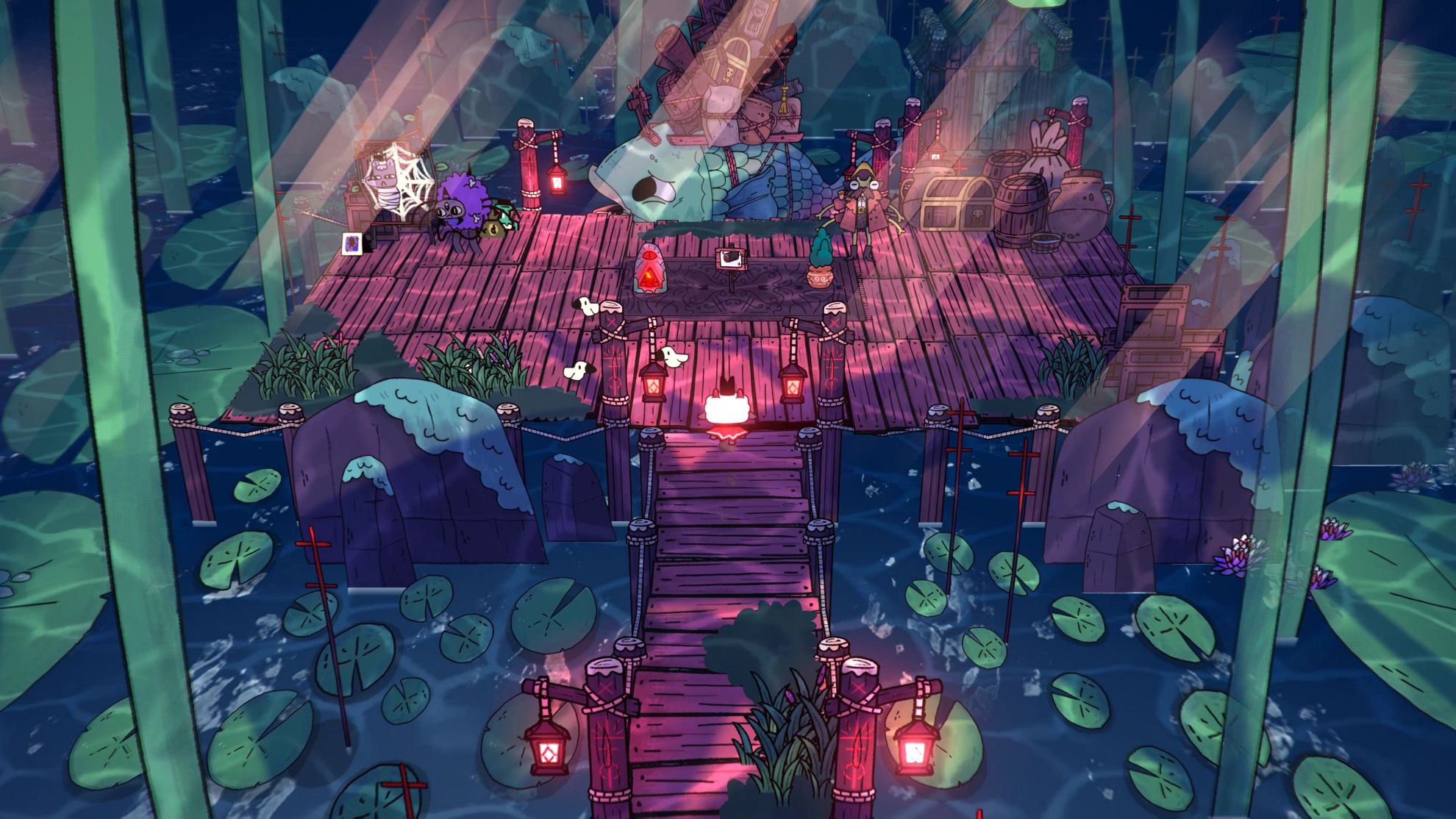 Cult of the Lamb is a  game that finds you running a cult - 91