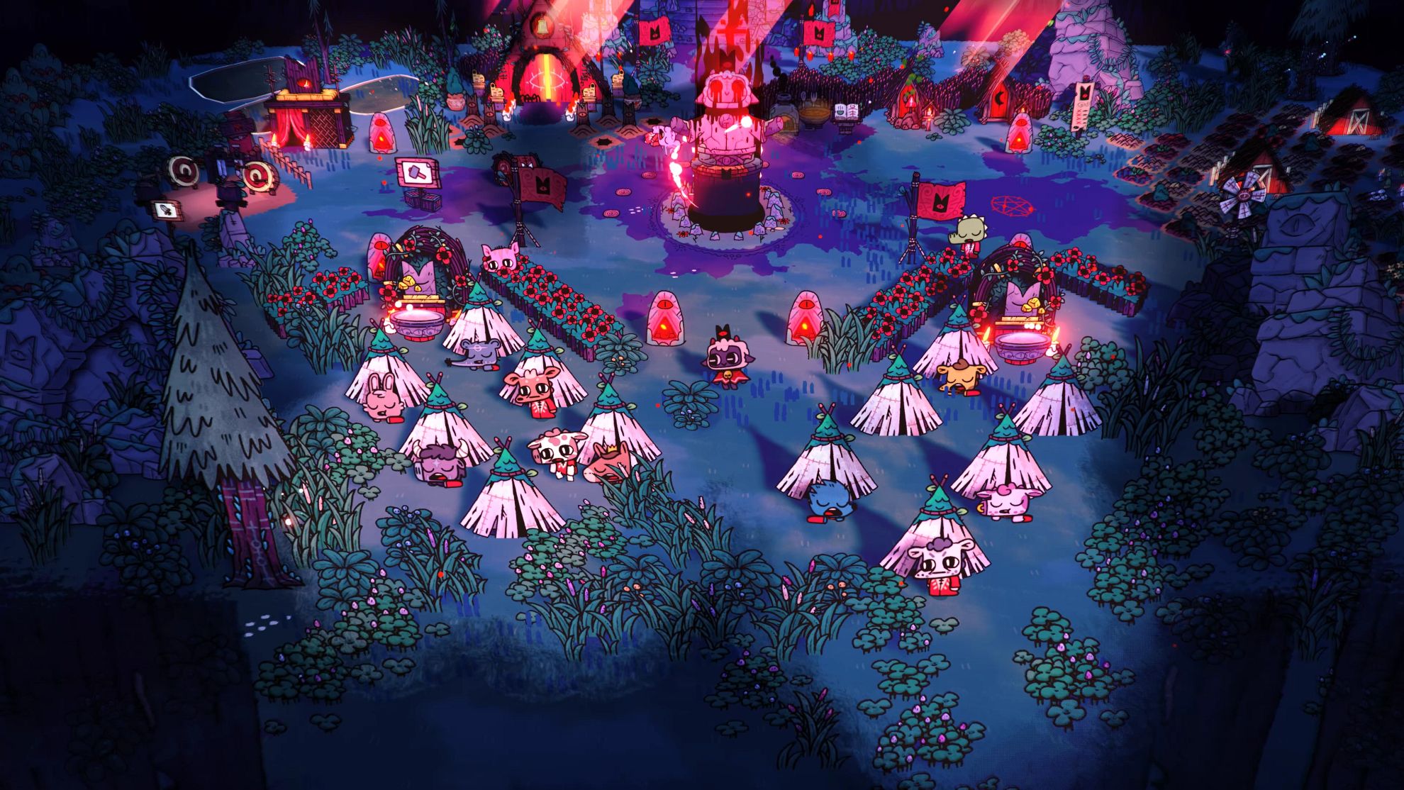 Cult of the Lamb is a  game that finds you running a cult - 62