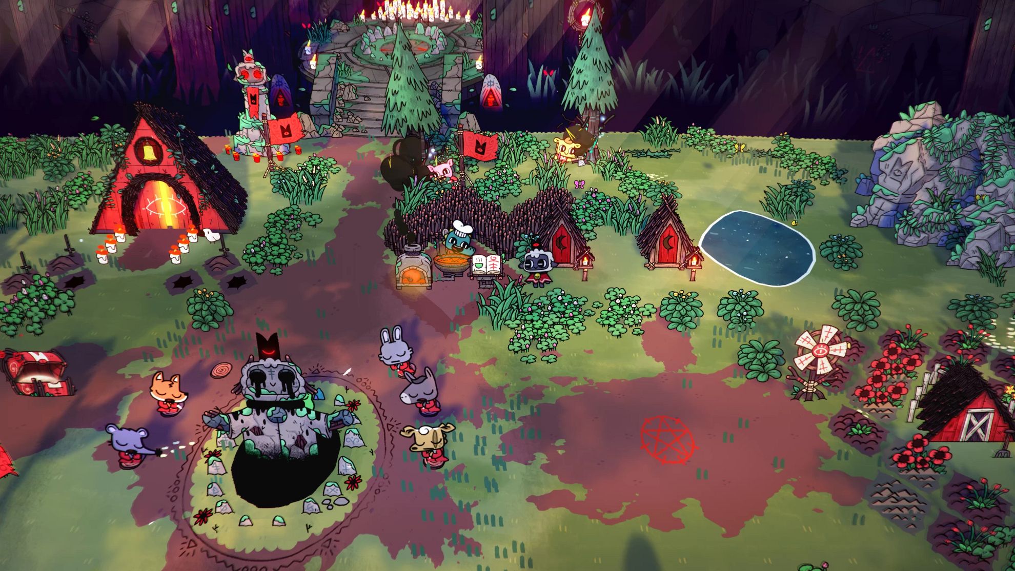 Cult of the Lamb is a  game that finds you running a cult - 39