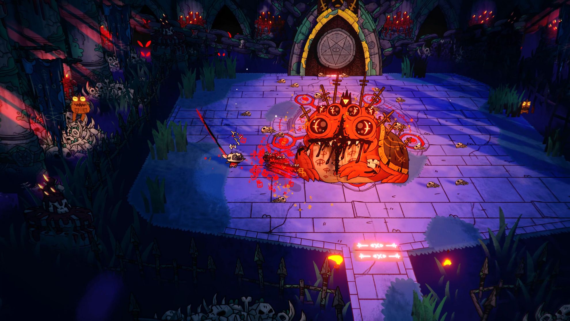 Cult of the Lamb is a  game that finds you running a cult - 14