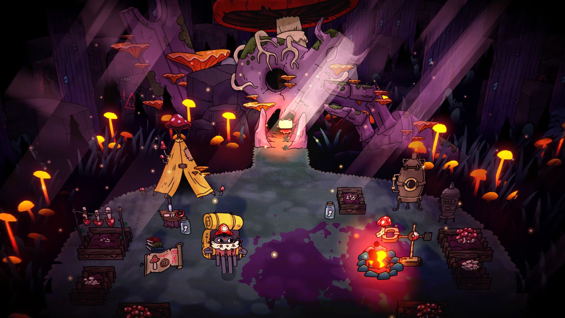 Cult of the Lamb is a  game that finds you running a cult - 84
