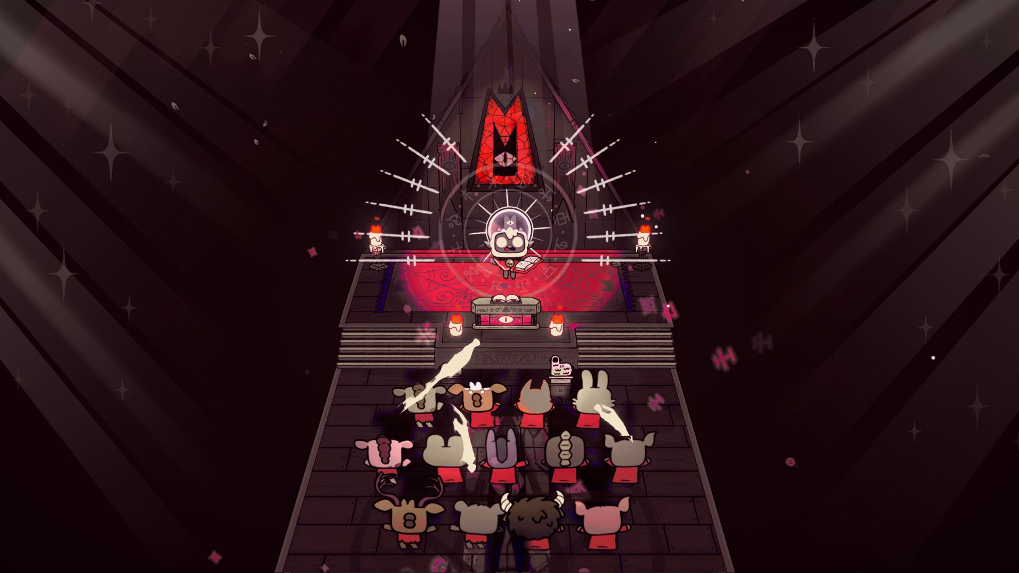 Cult of the Lamb is a  game that finds you running a cult - 56