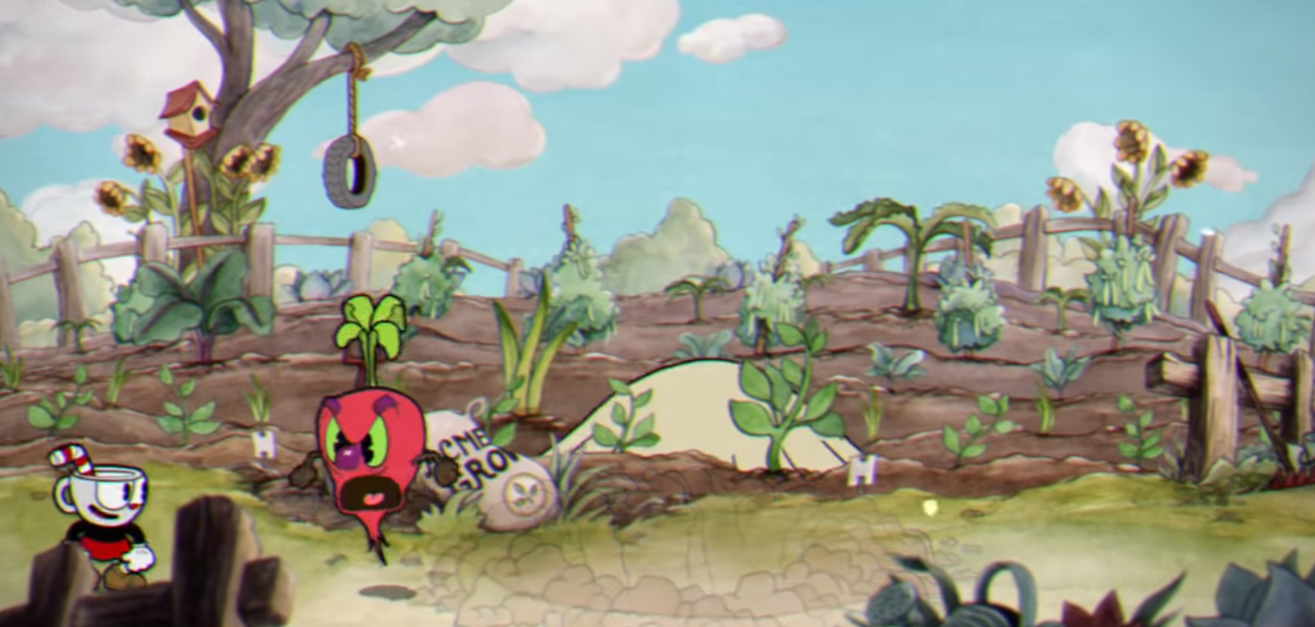 Image for Cuphead is coming to Tesla cars, and hopefully won't inspire too much road rage