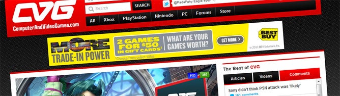 Image for CVG gets relaunch, colour change, becomes "first stop for 24/7 global gaming news"