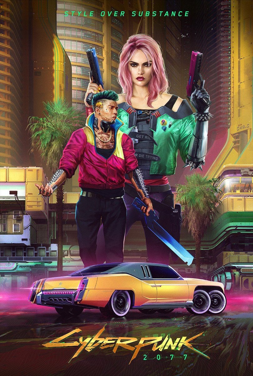Image for These sleek Cyberpunk 2077 posters have style and substance