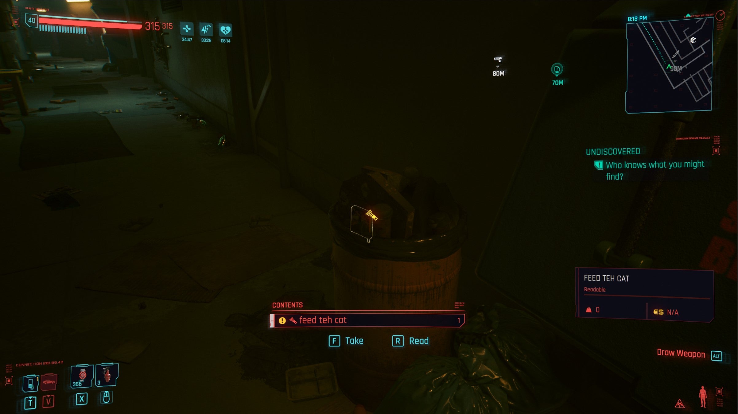 Cyberpunk 2077  How to get Nibbles the cat in V s Apartment and Photo Mode - 80