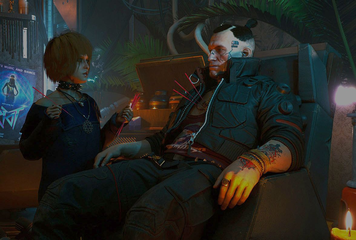 Image for Cyberpunk 2077's in-game band portrayed by Swedish punk rock band Refused