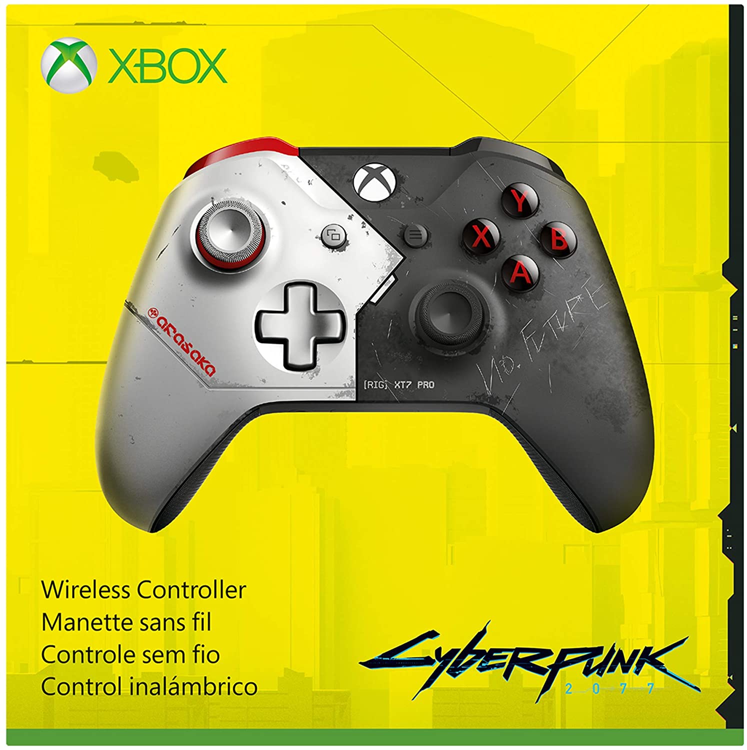 Image for The Cyberpunk 2077 Xbox One X has a hidden message revealed with UV light