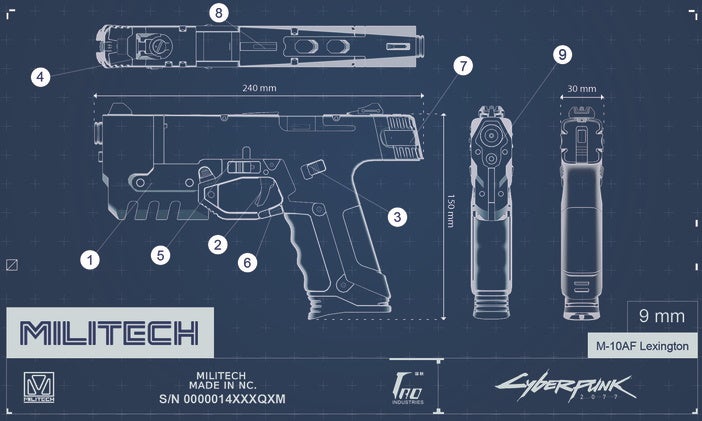 Image for Cyberpunk 2077 interview: Mantis blades, recoil and Legendary guns - everything you need to know about the weapons of Night City