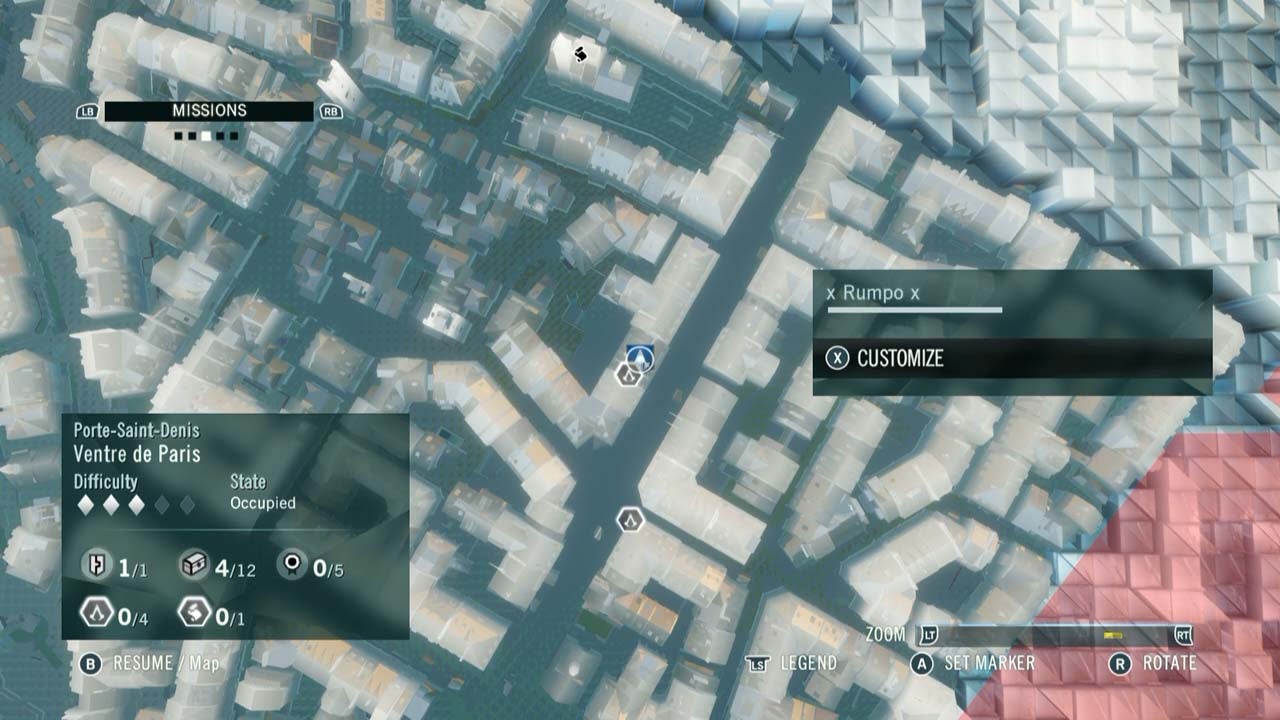 Assassin s creed unity карта расследований
