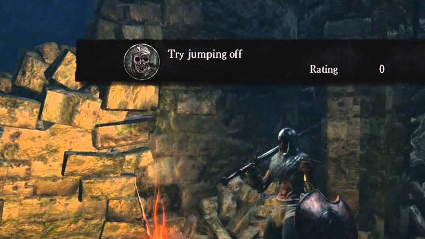 Image for "Majority" of Dark Souls 2 messages are helpful, apparently