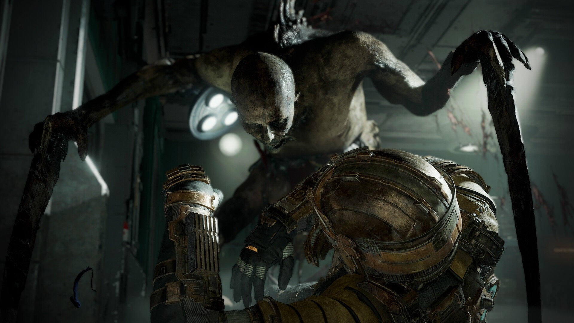 Official screenshot from Dead Space Remake (Necromorph shot)