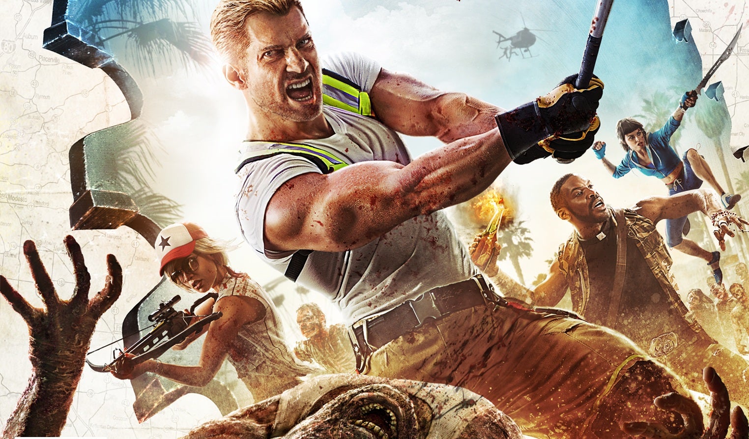 Image for Dead Island 2's first gameplay trailer is colourful, gory and creative  