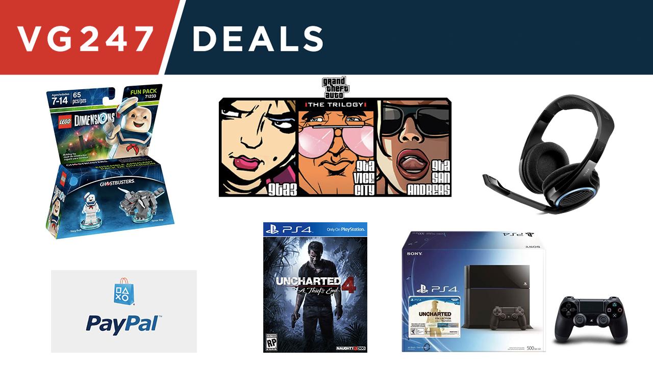 Image for VG247 Deals - save over $100 on a Sennhesier gaming headset, 50% off GTA Trilogy, Ghostbusters Lego and more