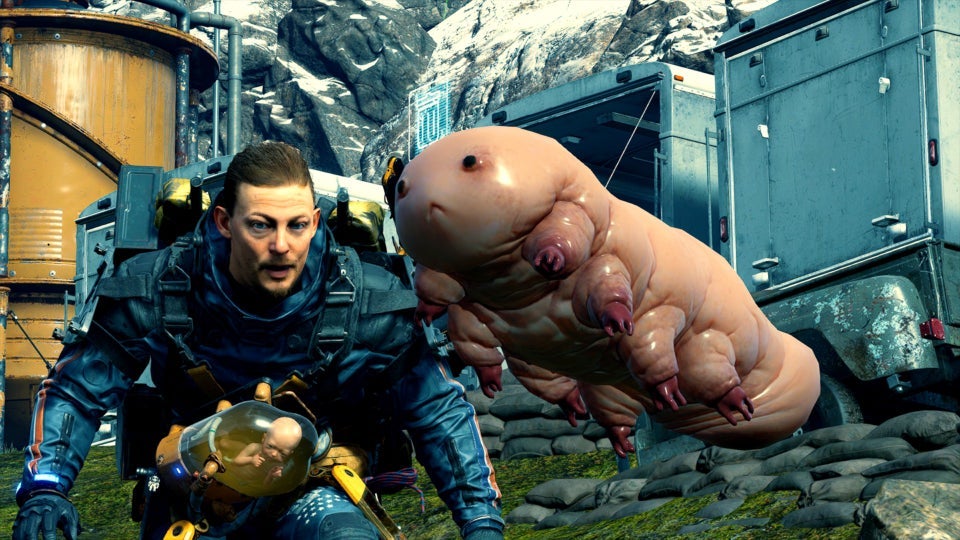 Image for Someone caught a cryptobiote up close in Death Stranding and I am so confused
