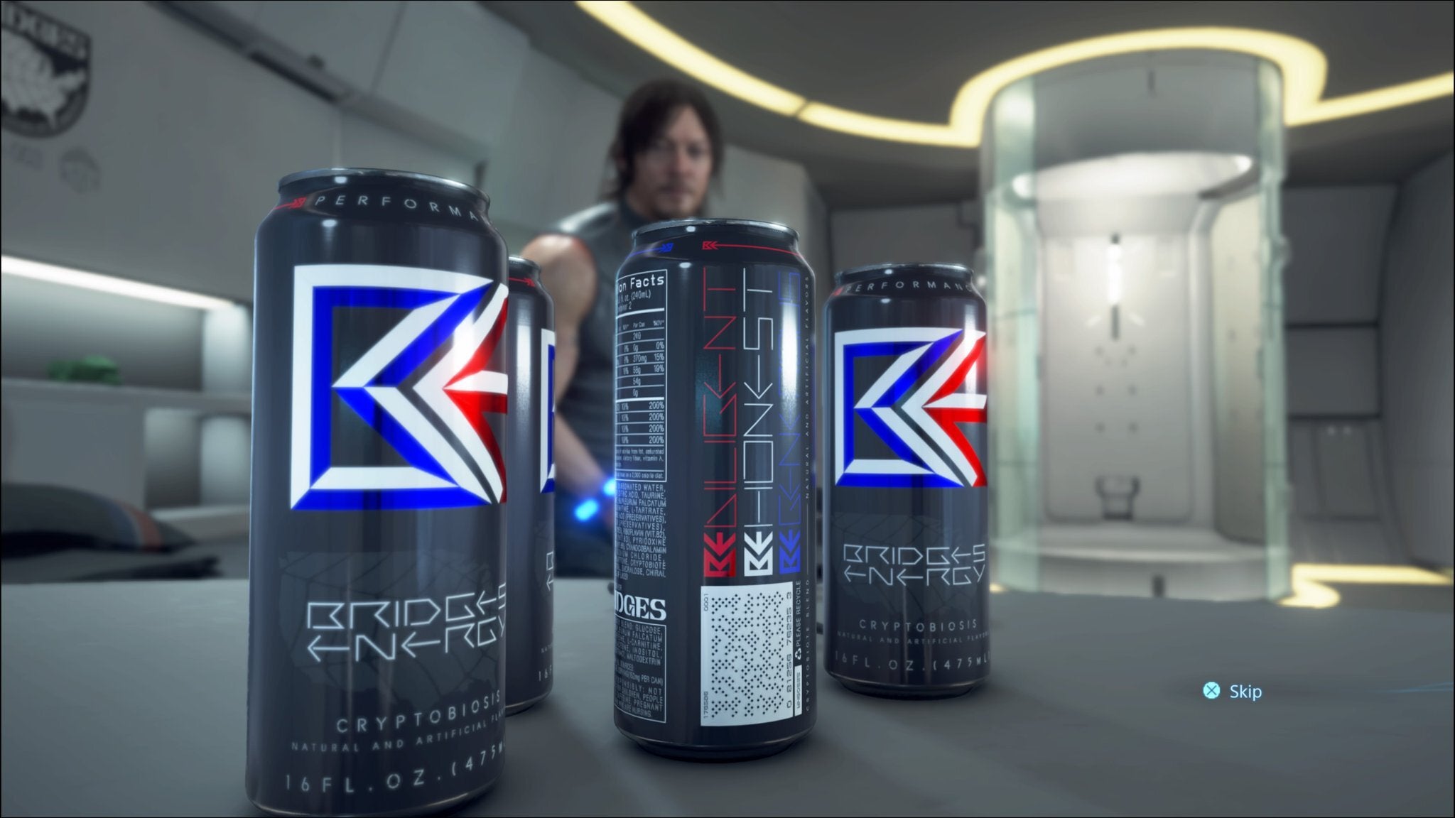 Image for Death Stranding Director's Cut downgrades from Monster energy drinks to store brand