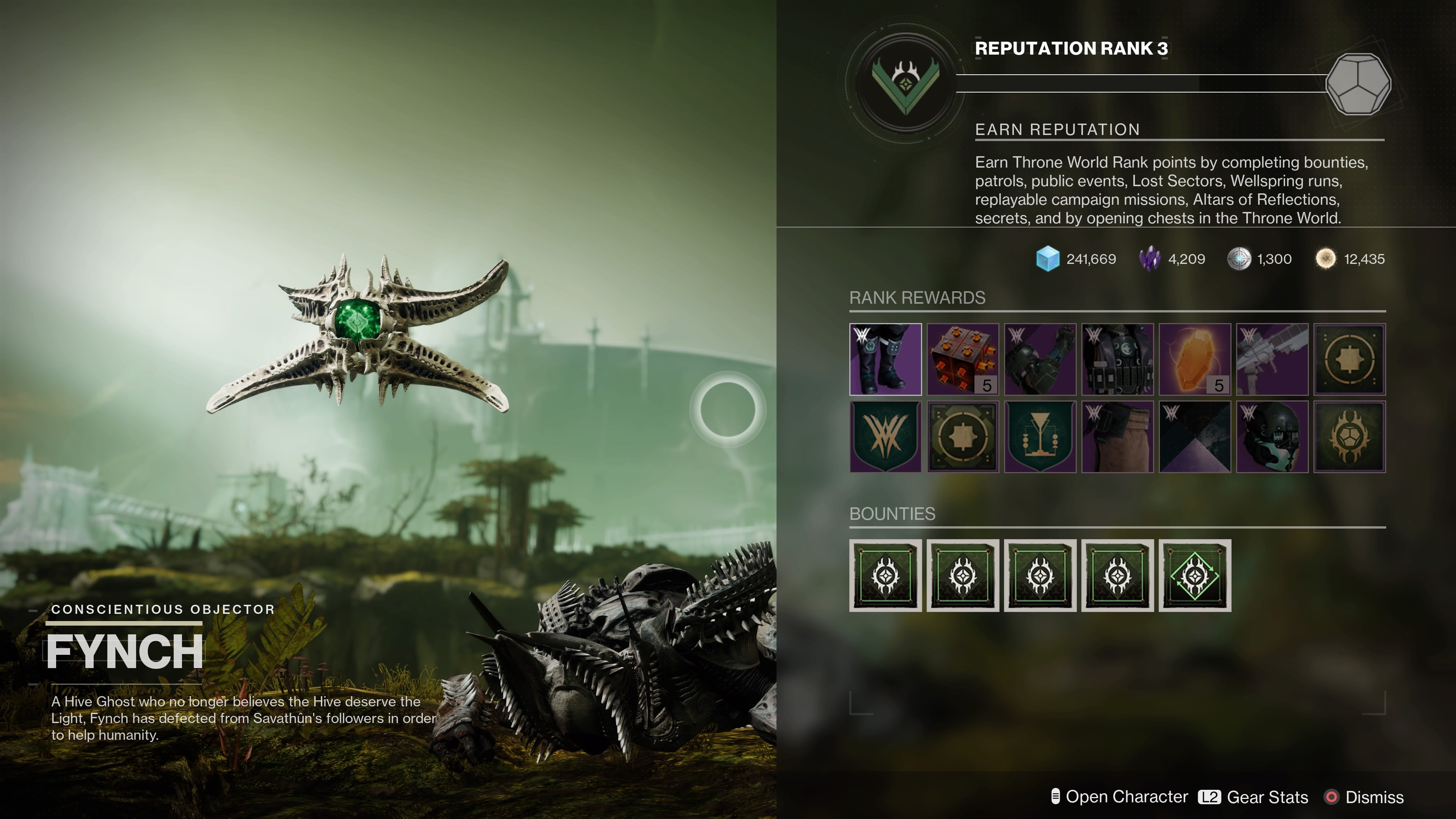 Image for Destiny 2: The Witch Queen Throne World reputation guide. All rewards and how to grind them quickly