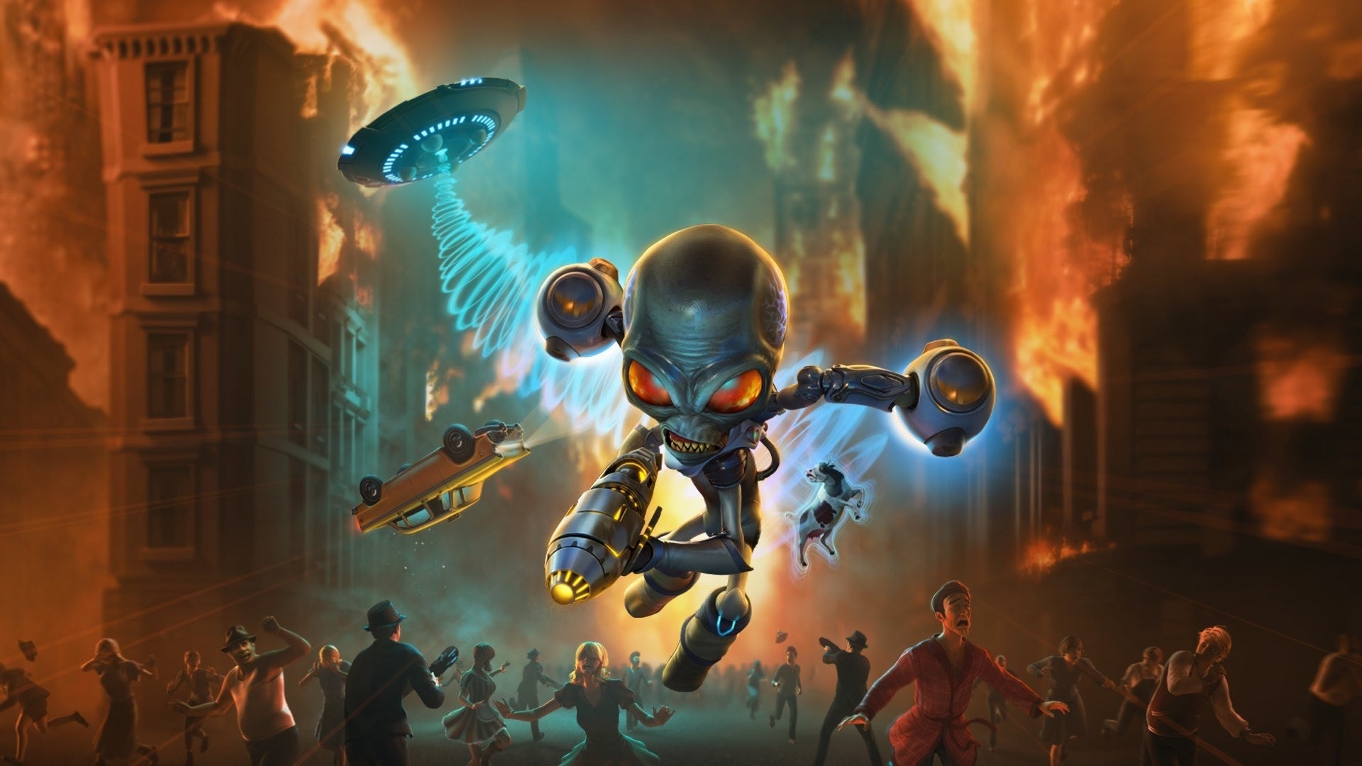 Official art for Destroy all Humans