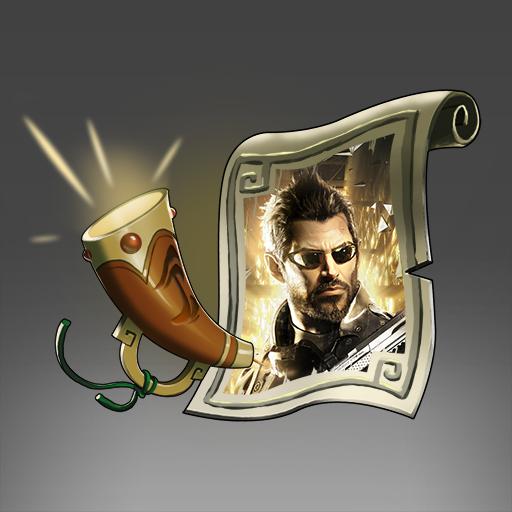 Image for If you'd like to see a Deus Ex: Mankind Divided announcer pack added to Dota 2, cast your vote