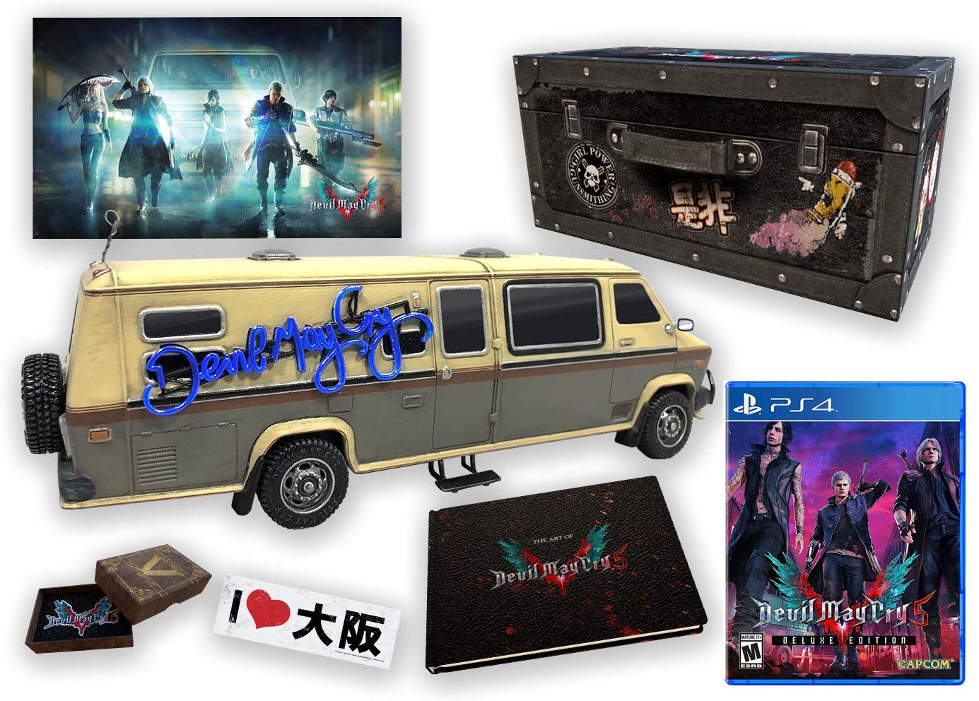 Image for Devil May Cry 5 Collector's Edition comes with a replica van, art book, other physical items