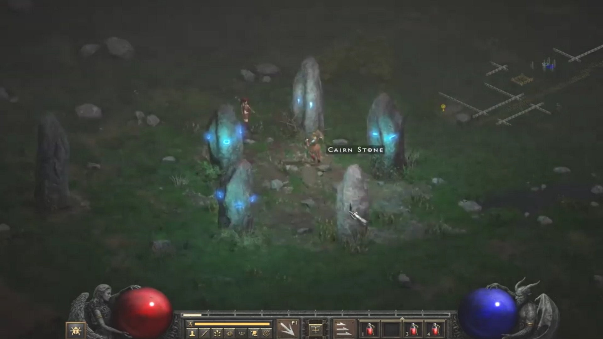 Diablo 2 Resurrected Cairn Stones and Underground Passage Location - 33