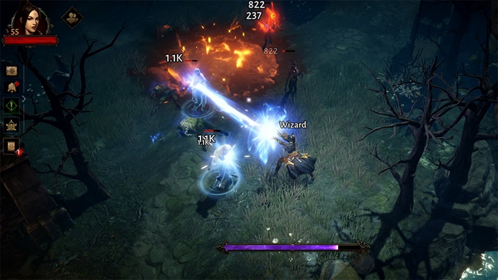 A party in Diablo Immortal faces enemies on Hell difficulty