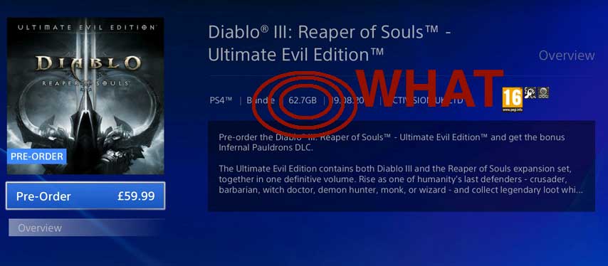 Image for You should probably get Diablo 3: Ultimate Edition on disc