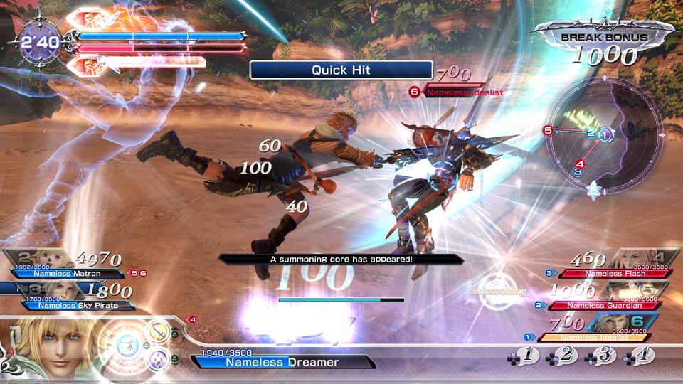 Image for This Dissidia Final Fantasy NT footage shows Tidus getting his ass kicked