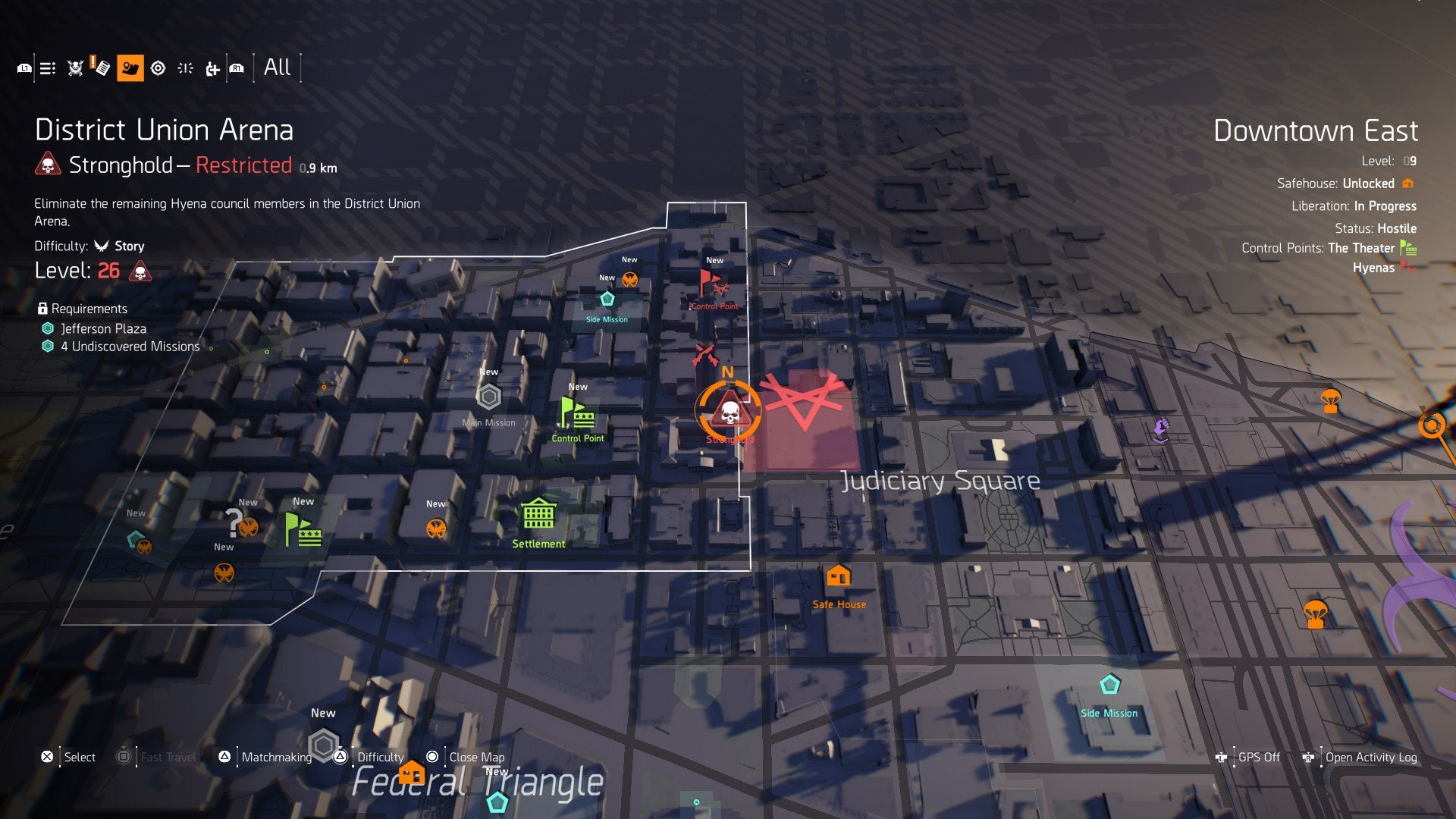 Division 2 карта