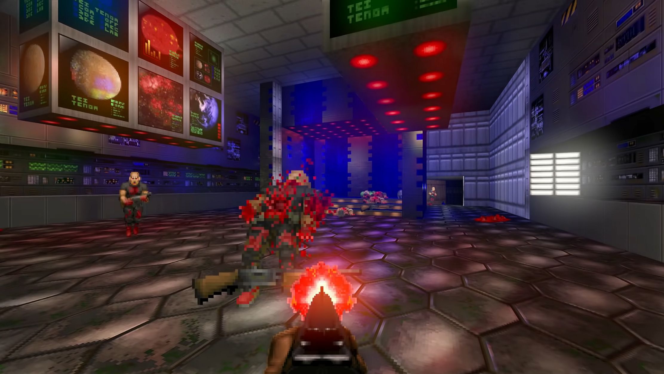 Image for The first three episodes of Doom (1993) now support ray tracing thanks to this mod