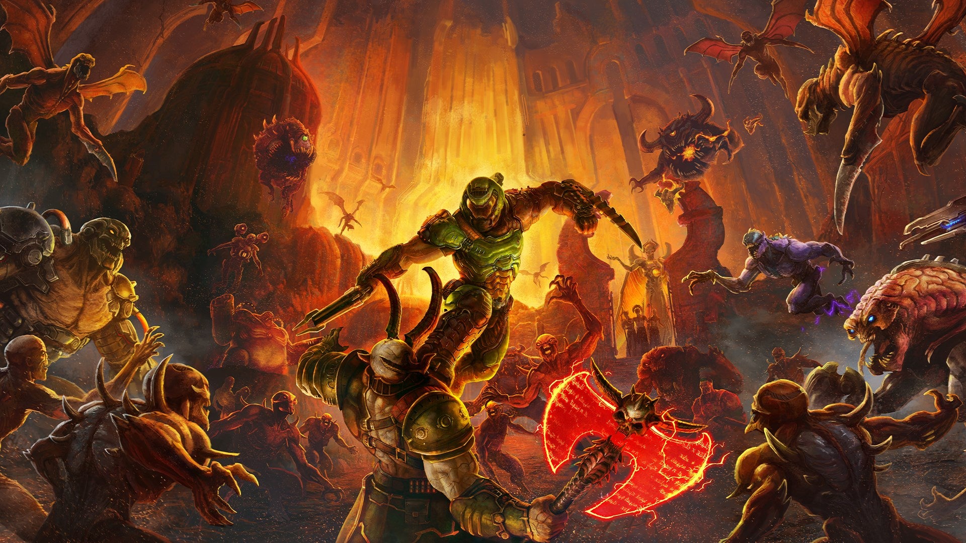 Image for More people finished Doom Eternal than Doom 2016, according to id
