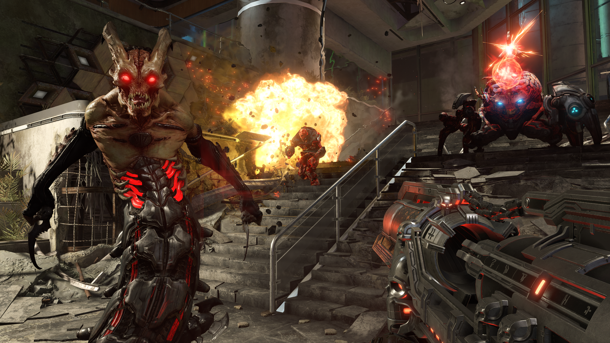 Image for Doom Eternal’s Souls-style invasions are seen as an “endgame” activity for masterful players