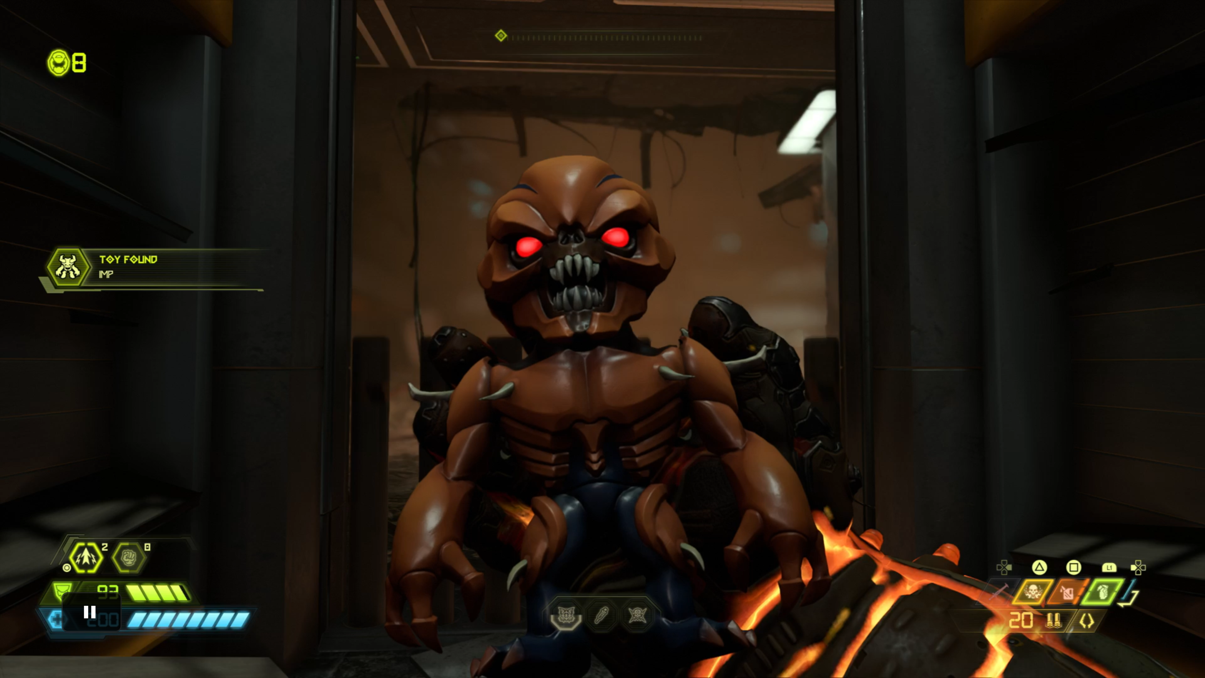 Image for Doom Eternal all collectibles - toys, codex, modbots, and cheat codes - in Hell on Earth