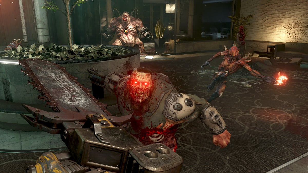 ozon Plateau Folde Doom Eternal runs at 60fps on all consoles, except Switch | VG247