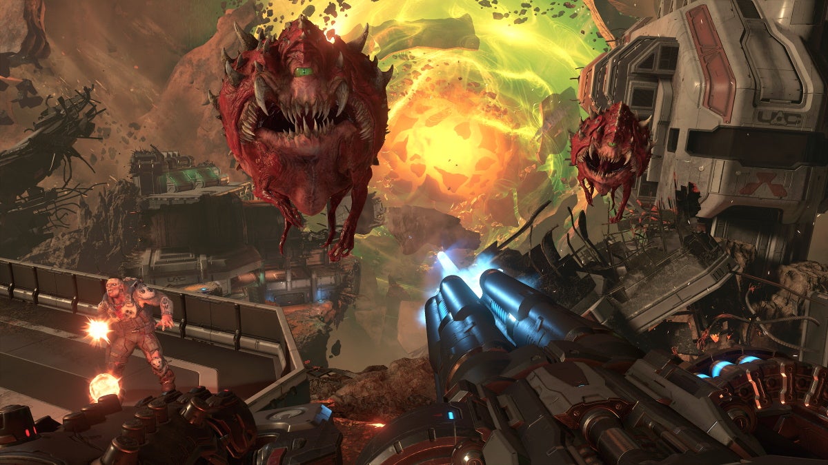 Check out Doom Slayer s Fortress of Doom in Doom 2016 sequel Doom Eternal - 1