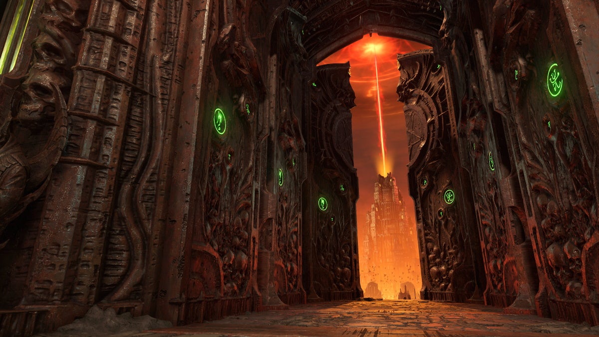 Check out Doom Slayer s Fortress of Doom in Doom 2016 sequel Doom Eternal - 2