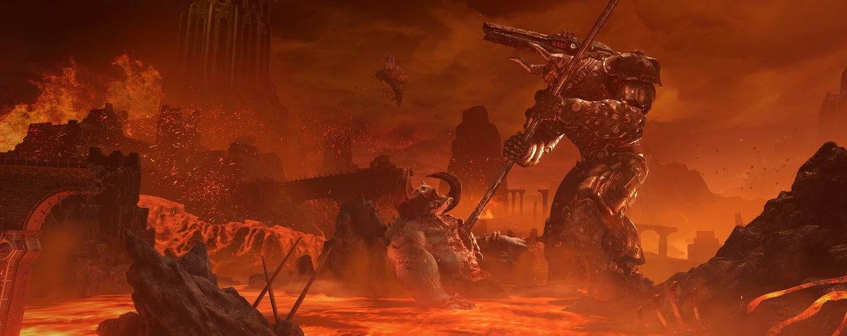 Check out Doom Slayer s Fortress of Doom in Doom 2016 sequel Doom Eternal - 18