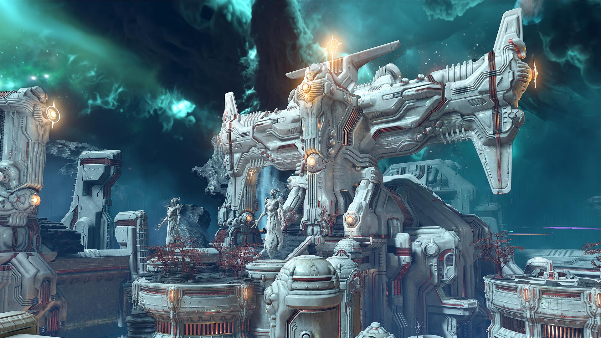 Image for Heaven in Doom Eternal is “interwoven into every single thing; the past, the future, the present”