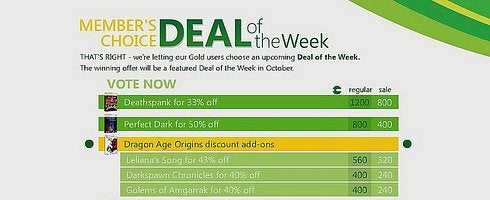 Image for Cast your vote now for XBL's next Deal of the Week